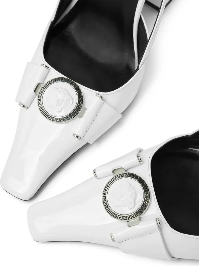 Medusa Head leather pumps - Image 2