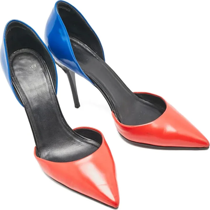 Medusa-Head Leather Pumps - Image 2
