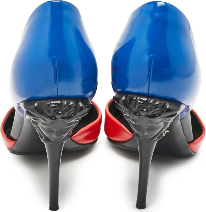 Medusa-Head Leather Pumps - Image 3