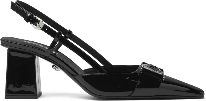 Medusa Head leather pumps