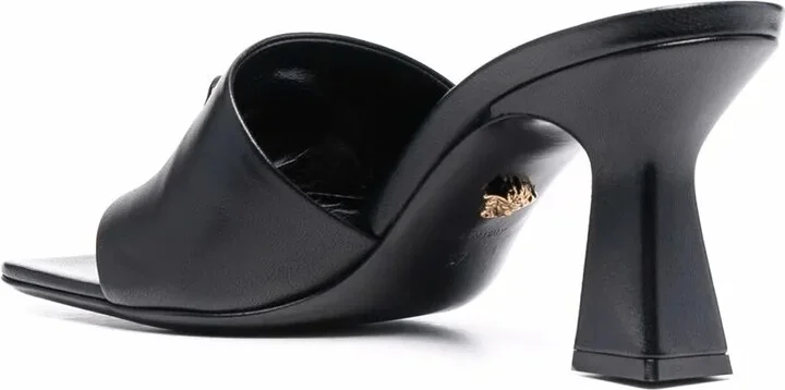 Medusa-head leather sandals - Image 3