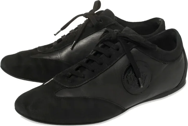 Medusa Head leather sneakers - Image 3