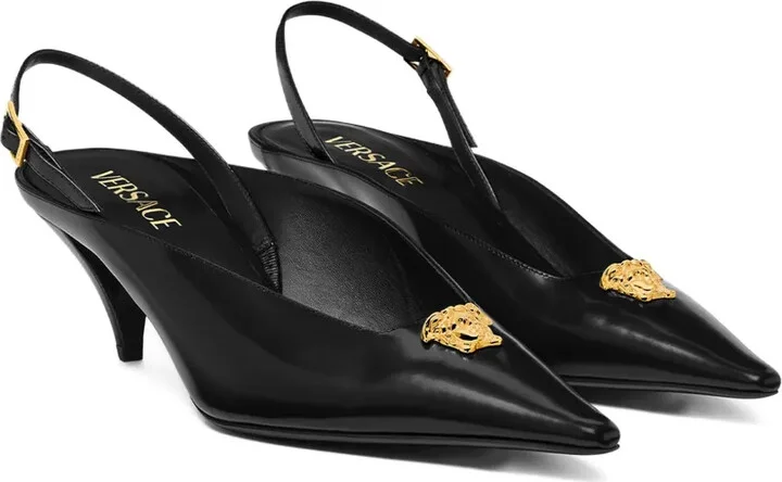 Medusa-Head Pointed-Toe Mules - Image 2