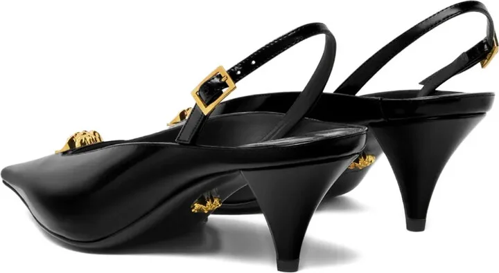 Medusa-Head Pointed-Toe Mules - Image 4