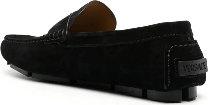 Medusa Head suede loafers - Image 3