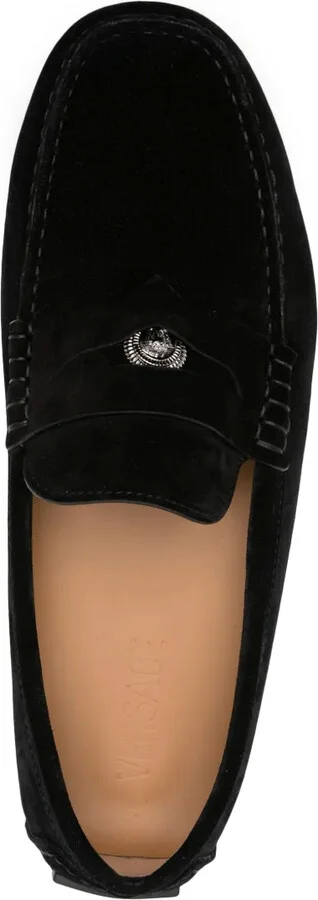 Medusa Head suede loafers - Image 4