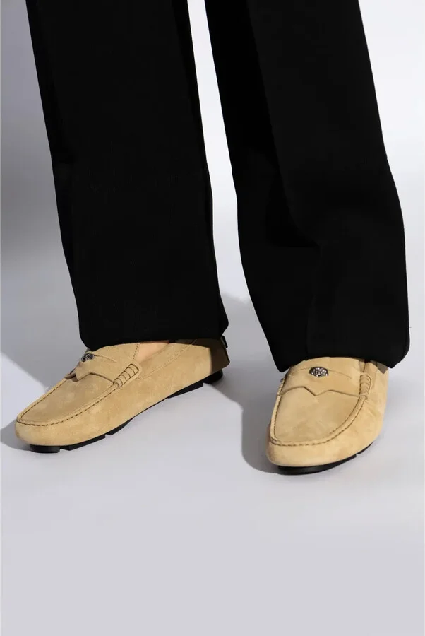 Medusa Head suede loafers - Image 2