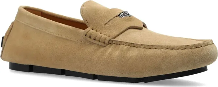 Medusa Head suede loafers - Image 4