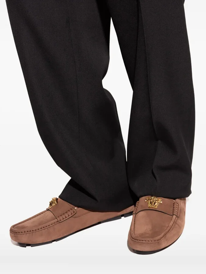 Medusa leather loafers - Image 4