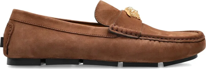 Medusa leather loafers