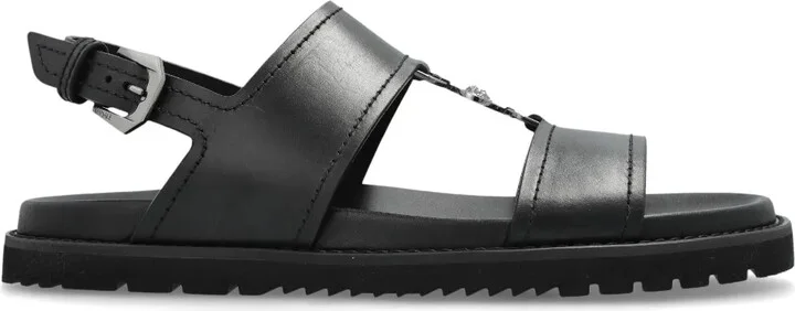 Medusa leather sandals