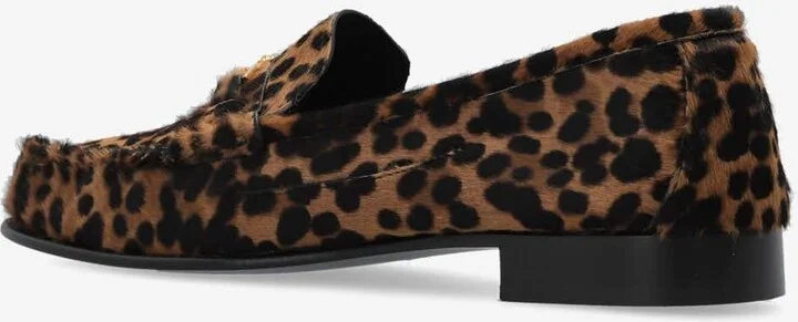 Medusa Leopard Print Loafers - Image 2