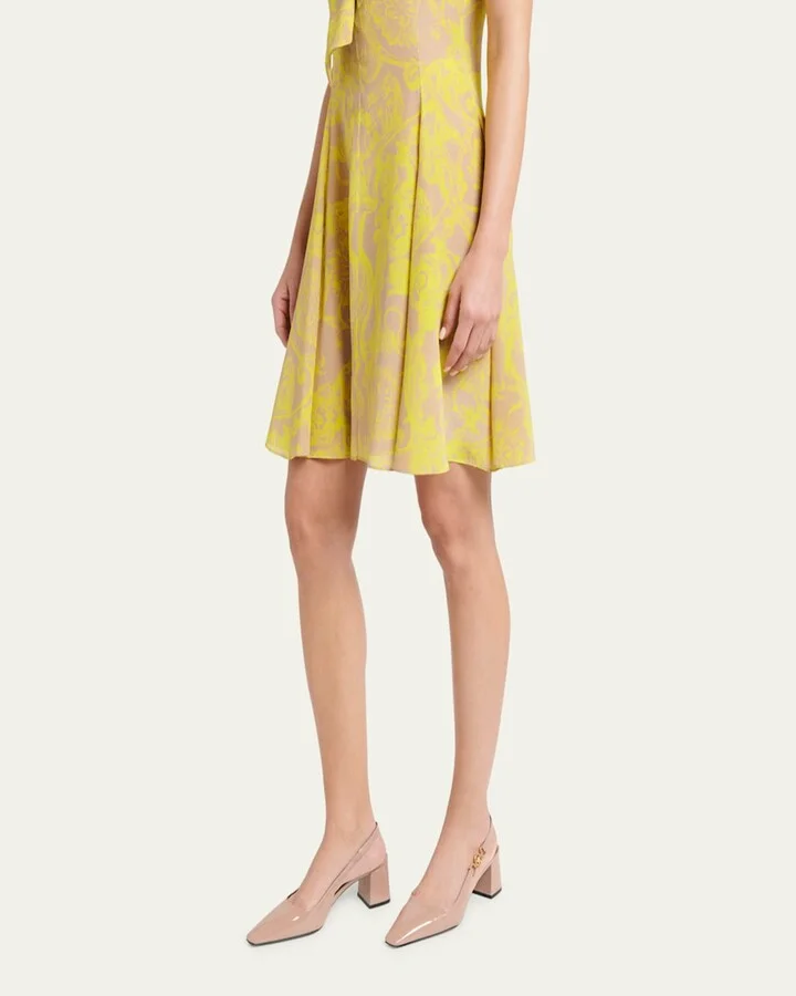 Medusa Patent Slingback Pumps - Image 3