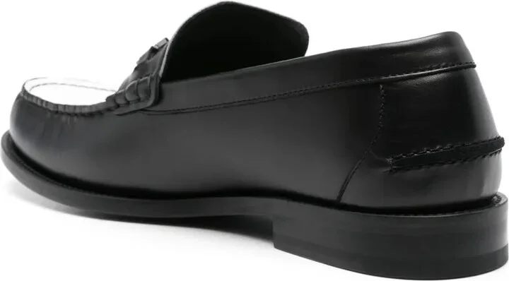 Medusa-plaque colourblock loafers - Image 3