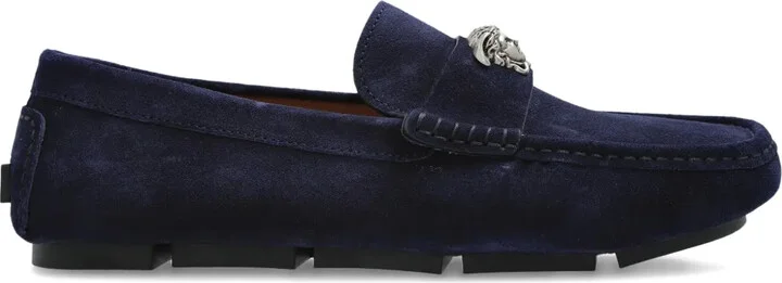 Medusa-plaque loafers