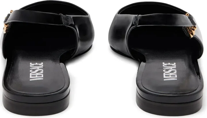 Medusa-plaque slingback ballerina shoes - Image 3