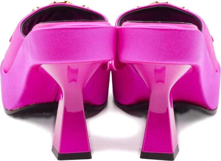 Medusa Platform Satin Mules - Image 3