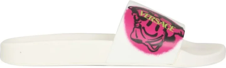 Medusa Smiley Slide Sandals