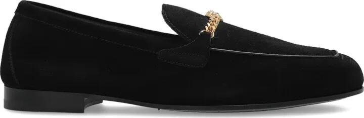 Medusa suede loafers