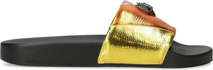 Meena Eagle open-toe slides