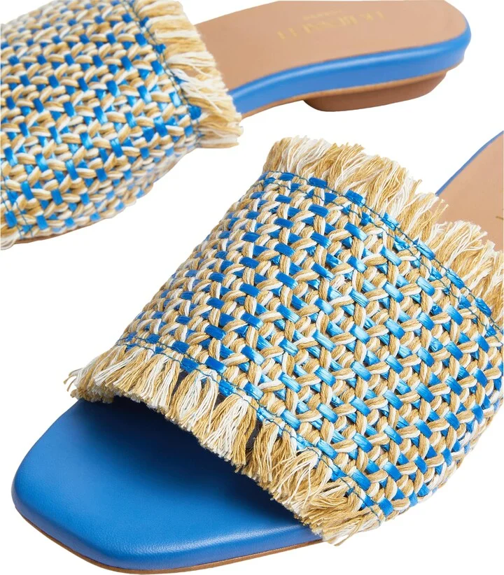 Meera Woven Raffia Slide Sandal - Image 7