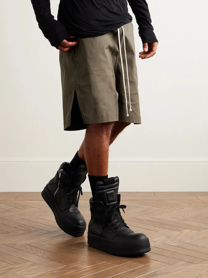 Mega Geobasket Leather High-Top Sneakers - Image 2
