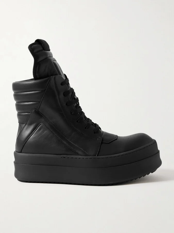 Mega Geobasket Leather High-Top Sneakers