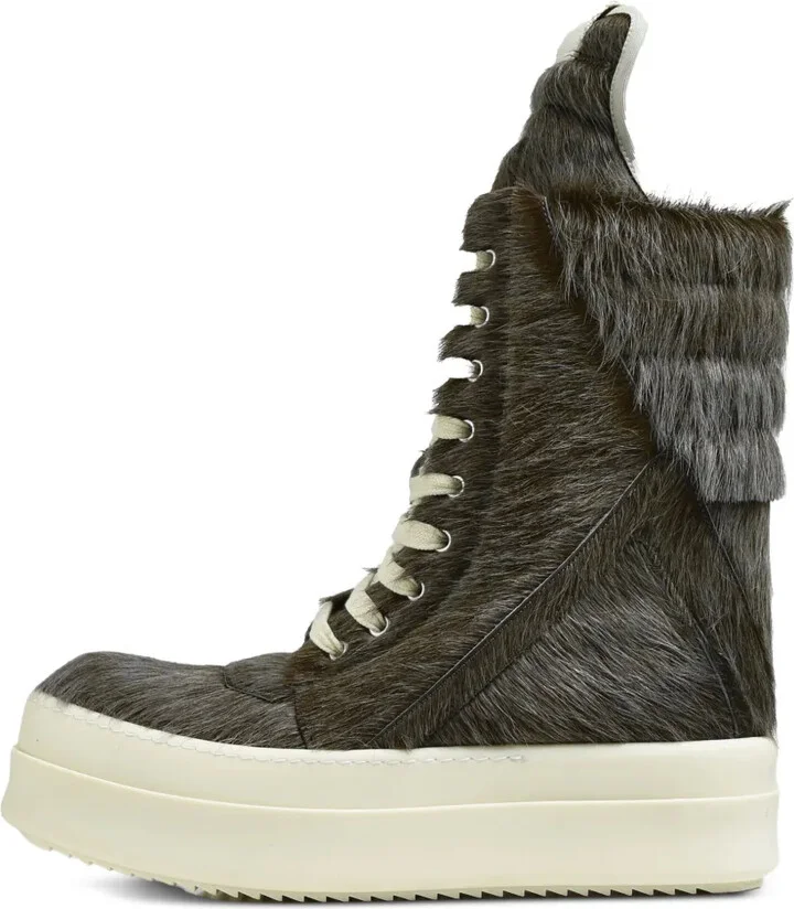 Mega Geobasket leather lace-up shoes - Image 2