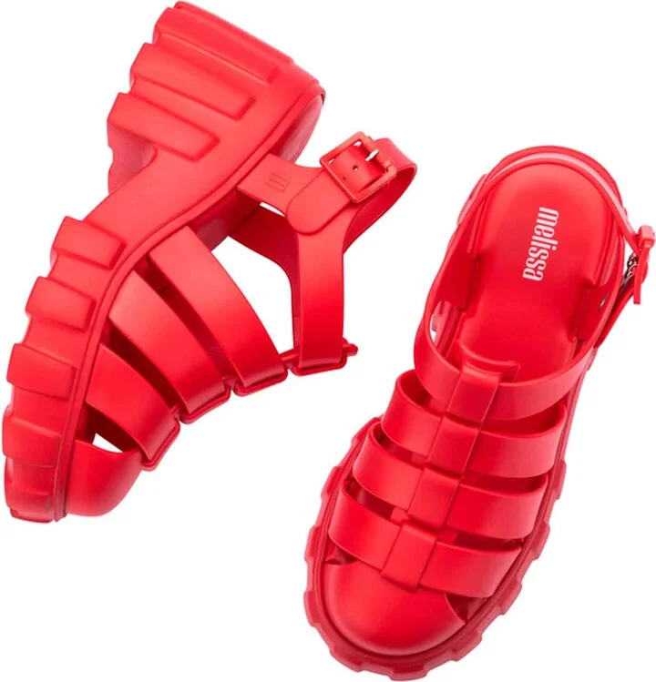 Megan Fisherman Style Platform - Red - Image 3