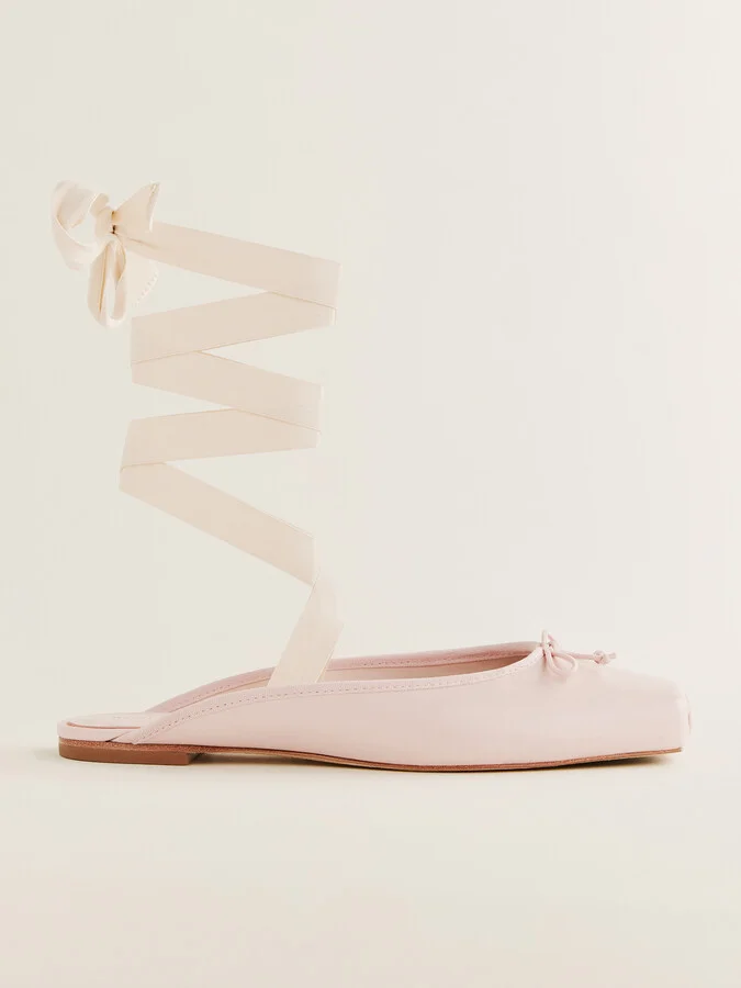 Megan Lace Up Ballet Flat
