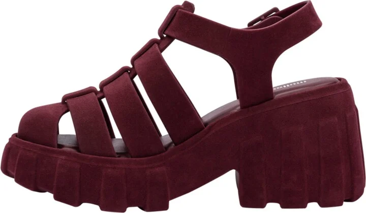Megan Velvet Platform Fisherman Sandal - Image 6