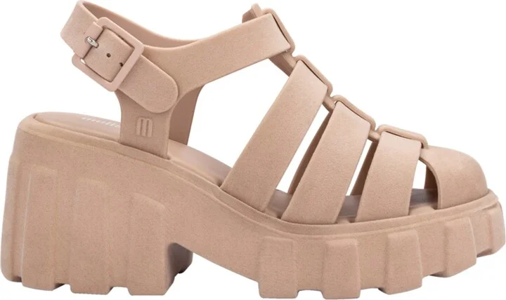 Megan Velvet Platform Fisherman Sandal - Image 7