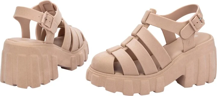 Megan Velvet Platform Fisherman Sandal - Image 10
