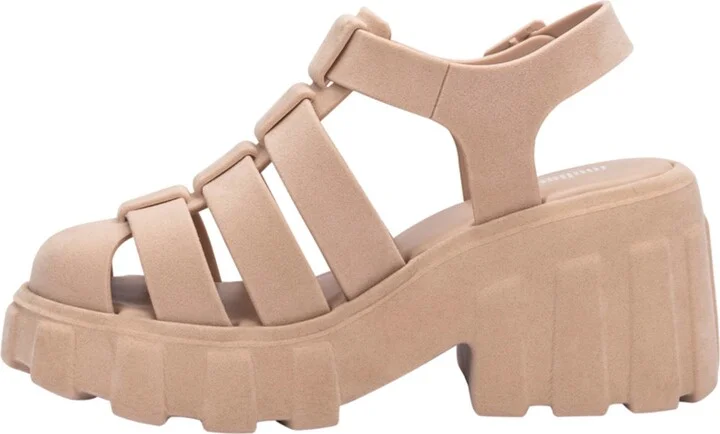 Megan Velvet Platform Fisherman Sandal - Image 11