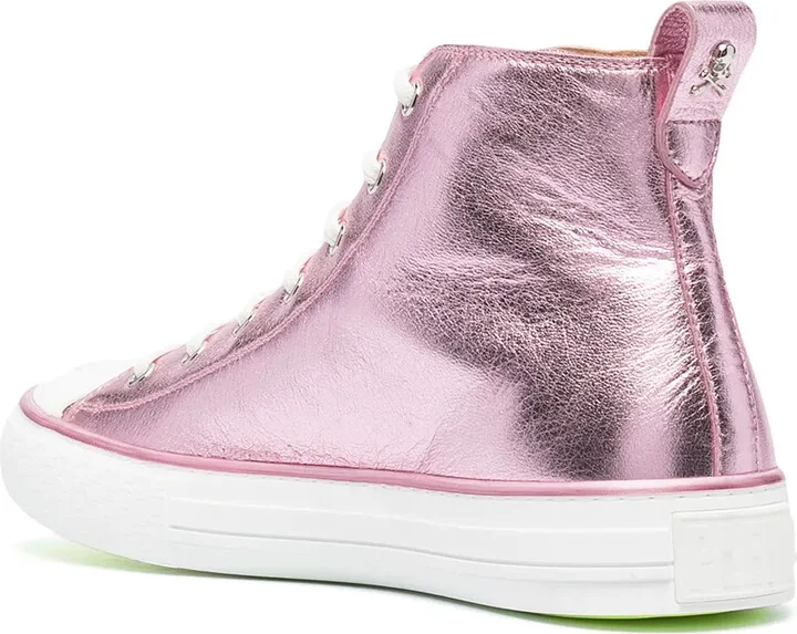Megastar laminated high-top sneakers - Image 3