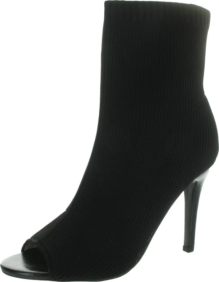 Meghan Womens Knit Ankle Boots