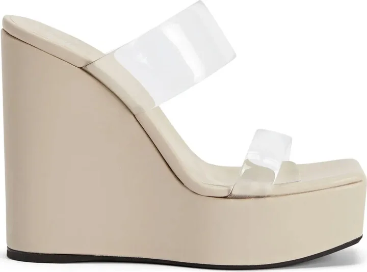 Meisa Plexi wedge sandals