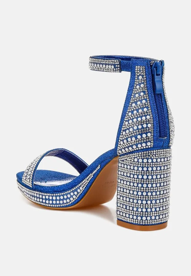 Mejuri Rhinestones And Pearl Embellished Sandals - Image 8