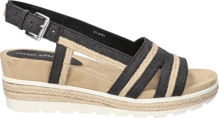 Mel Espadrille Slingback Platform Wedge Sandal - Image 2