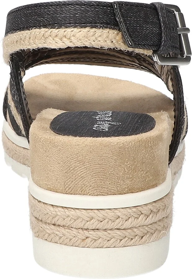 Mel Espadrille Slingback Platform Wedge Sandal - Image 6