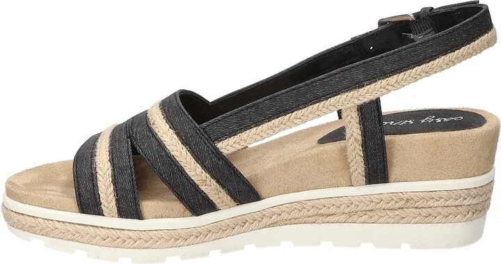 Mel Espadrille Slingback Platform Wedge Sandal - Image 7