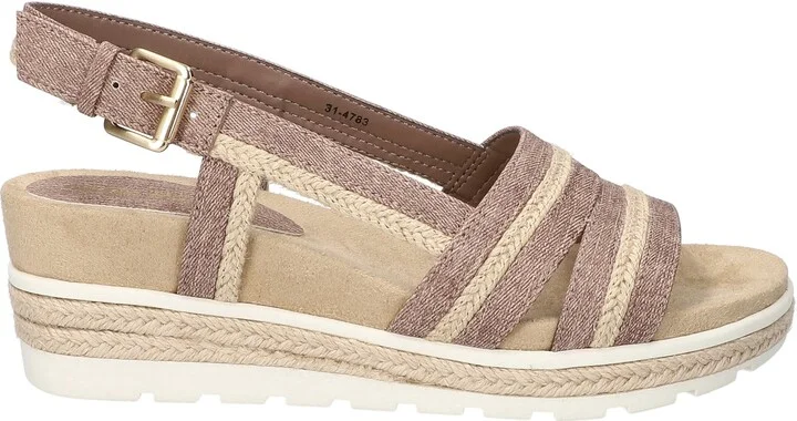 Mel Espadrille Slingback Platform Wedge Sandal - Image 9