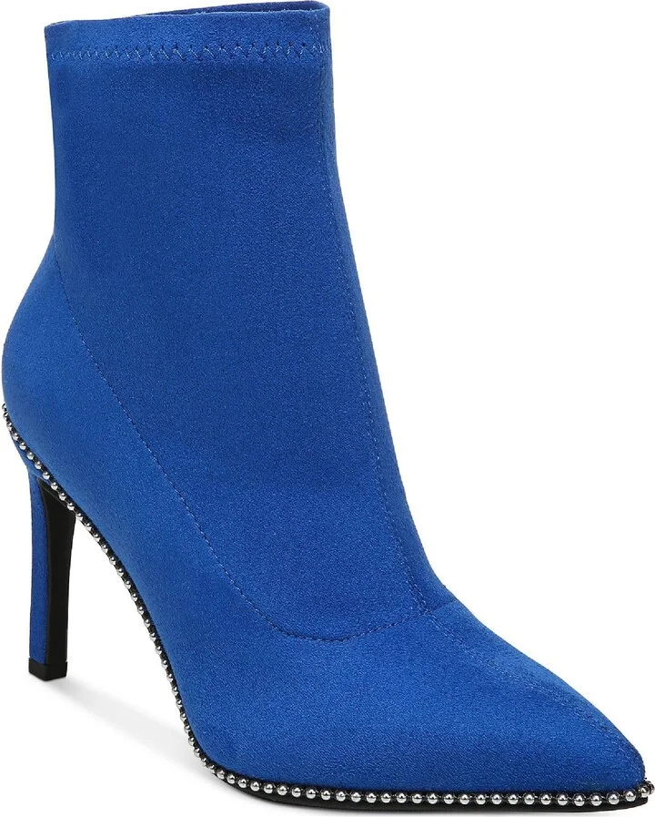 Melanay Womens Stretch Pull On Ankle Boots