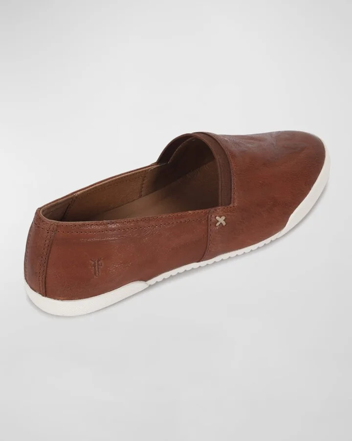 Melanie Leather Slip-On Sneakers - Image 5
