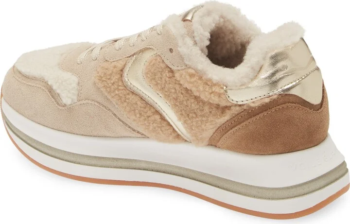 Melany Faux Shearling Sneaker - Image 8