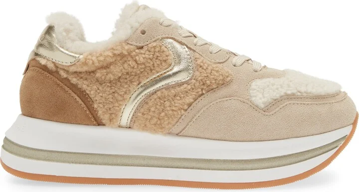 Melany Faux Shearling Sneaker - Image 9
