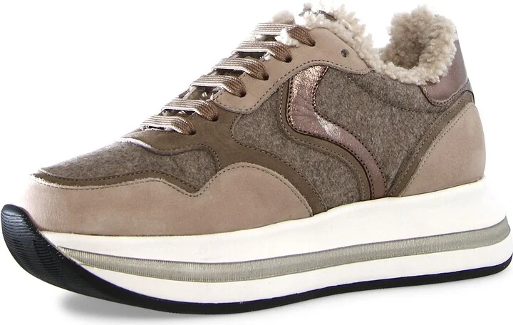 Melany Faux Shearling Sneaker