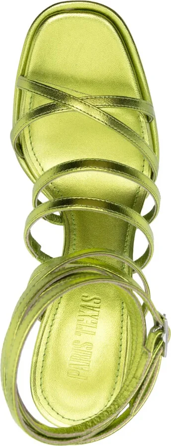 Melena 135mm metallic platform sandals - Image 4