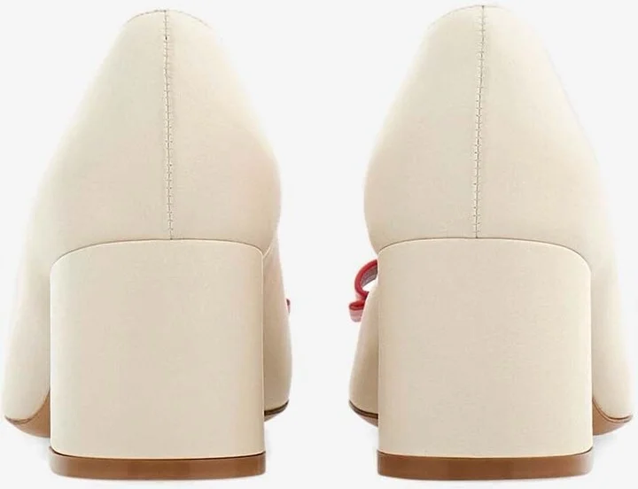 Melena 60 Vara Bow Calf Leather Pumps - Image 2