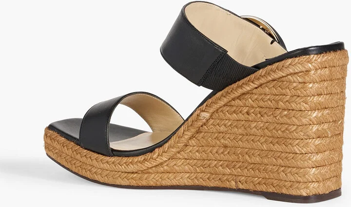 Melian 110 buckled leather wedge sandals - Image 3